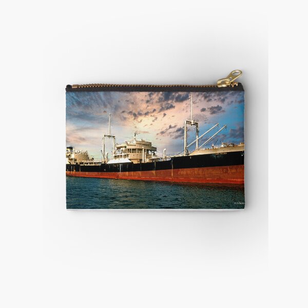 Item preview, Imagen vintage de un buque cisterna designed and sold by AMacGPhilly.