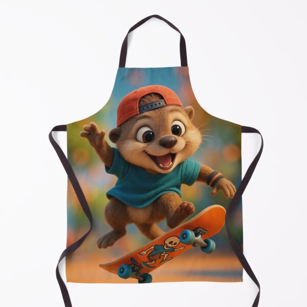 Item preview, Skater River Otter designed and sold by Sillytoe.