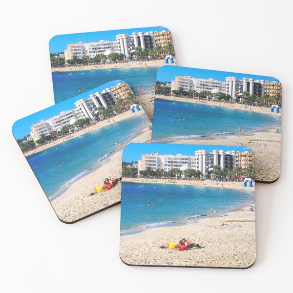 Item preview, The Beach at Santa Eulalia, Ibiza designed and sold by Violaman.
