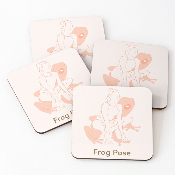 Item preview, Yoga Frog Pose  designed and sold by WellspringXflow.
