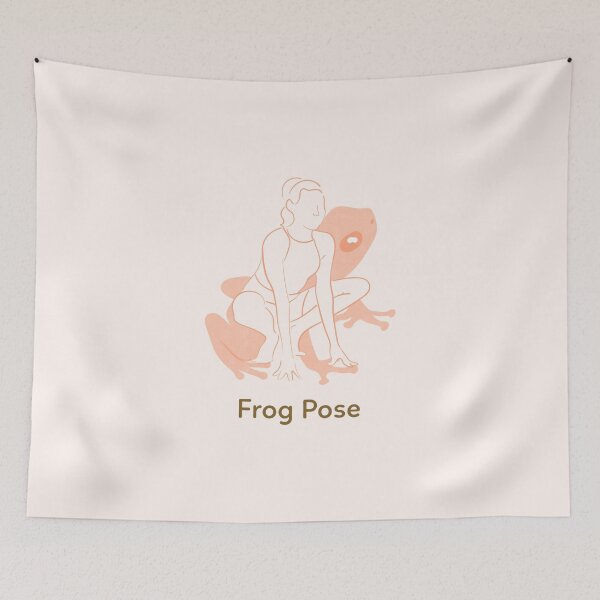Item preview, Yoga Frog Pose  designed and sold by WellspringXflow.