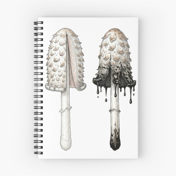 Item preview, Shaggy Mane Ink Cap Mushroom designed and sold by Chaoscience.