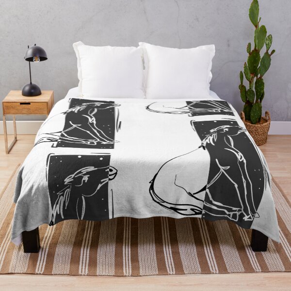Item preview, Abstract Horse Line Drawing designed and sold by Antiope33.