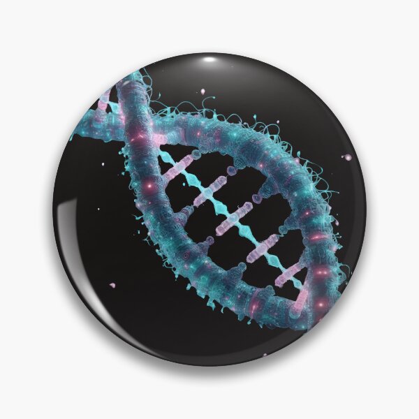 Item preview,  Cyberpunk Neon DNA Circuit V2 - Futuristic Biotech designed and sold by MouradStudio.