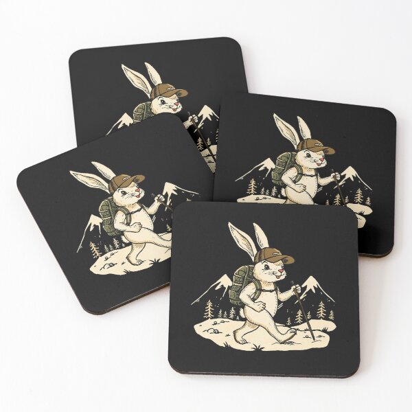 Item preview, Hiking Rabbit – Adventure Bunny in the Wild designed and sold by SOUFIANE1991.
