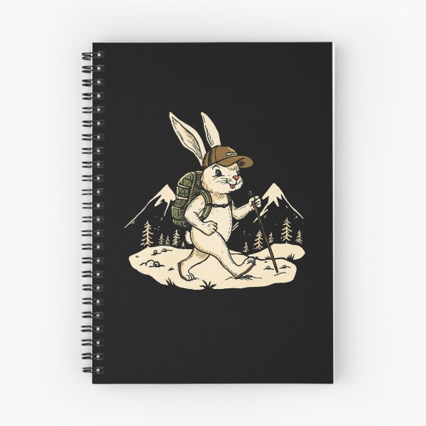 Item preview, Hiking Rabbit – Adventure Bunny in the Wild designed and sold by SOUFIANE1991.