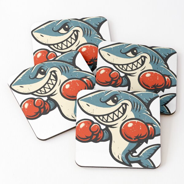 Item preview, A playful shark mascot inspired by vintage sports and brand characters. The retro shading and bold design make it perfect for classic t-shirt graphics. designed and sold by Dejbar.