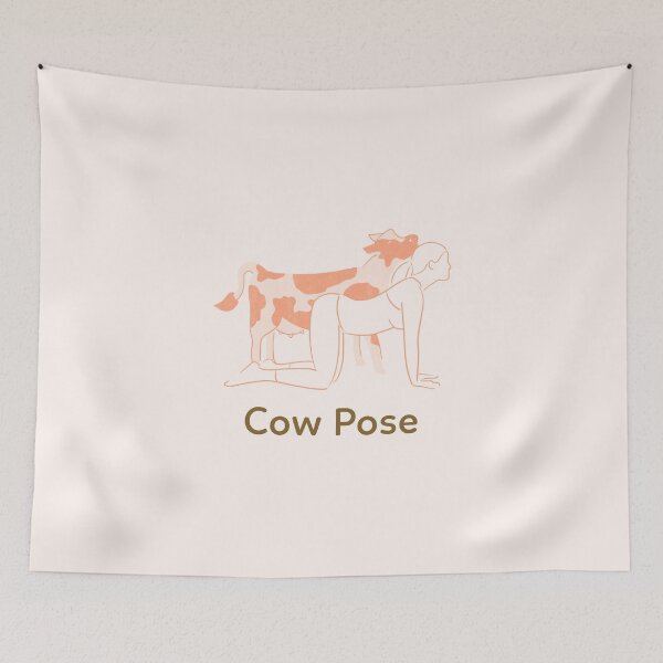 Item preview, Yoga Cow Pose  designed and sold by WellspringXflow.
