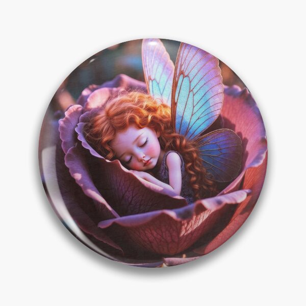 Item preview, Sleeping Fairy in a Rose designed and sold by Tau Tia L Douglass.