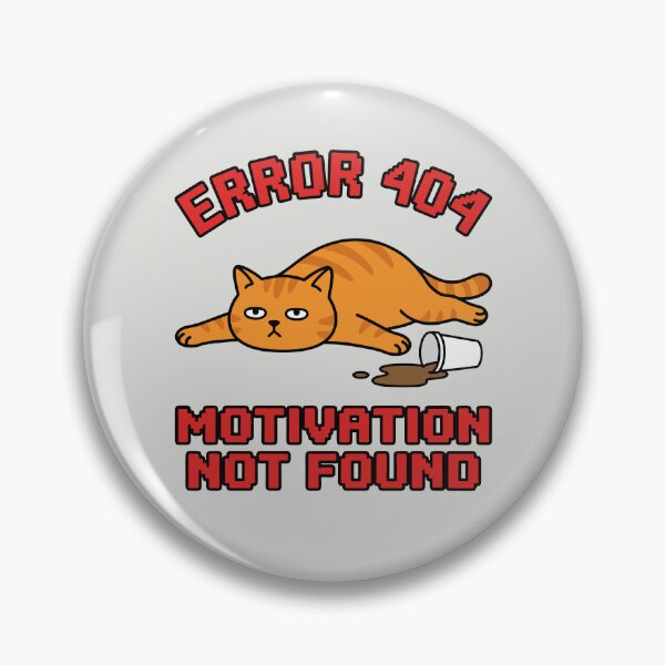 Item preview, Error 404 Motivación no encontrada - Lazy Cat designed and sold by DigitalGlade.