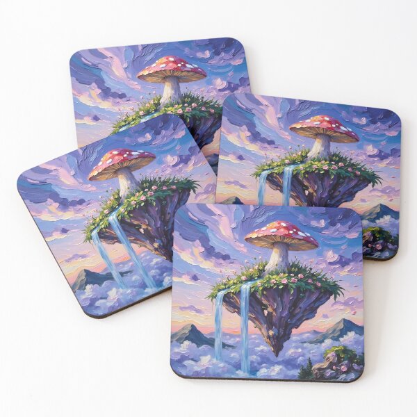 Item preview, Surreal Floating Island Wall Art – Dream Fantasy Sky Landscape Poster – Dreamcore Decor designed and sold by Vajid Designs .
