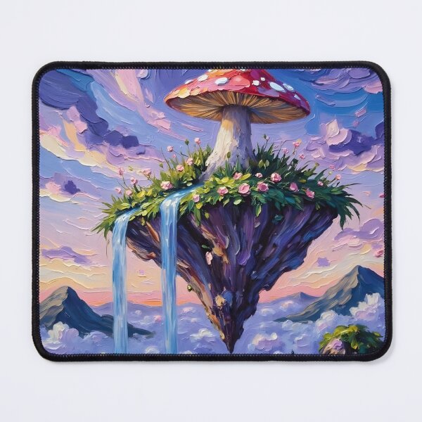 Item preview, Surreal Floating Island Wall Art – Dream Fantasy Sky Landscape Poster – Dreamcore Decor designed and sold by Vajid Designs .
