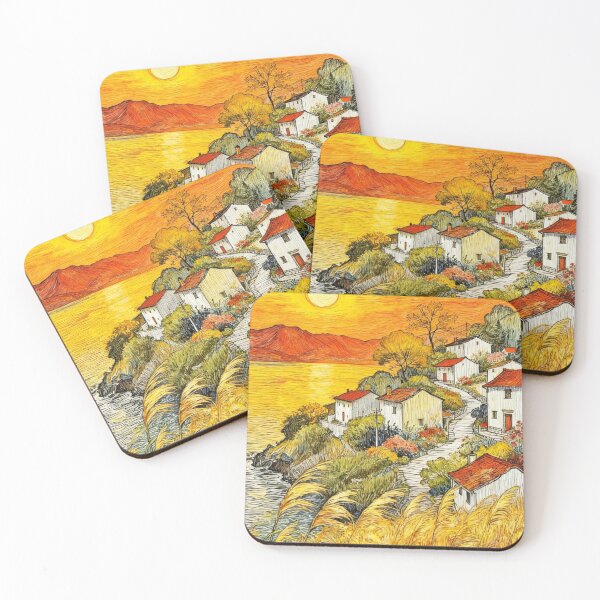 Item preview, Sunset on the lakeshore designed and sold by sid1802.