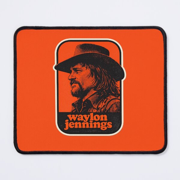 Item preview, Waylon Jennings Retro designed and sold by TheArtOfCar.