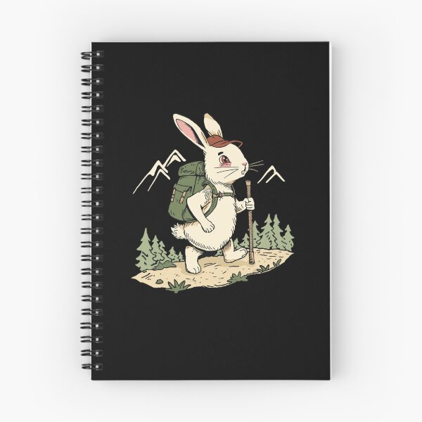 Item preview, Hiking Rabbit – Adventure Bunny in the Wild designed and sold by SOUFIANE1991.