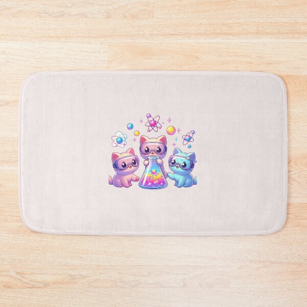 Item preview, Kawaii Chemistry Cats - Cute Science Lab Kittens designed and sold by MouradStudio.