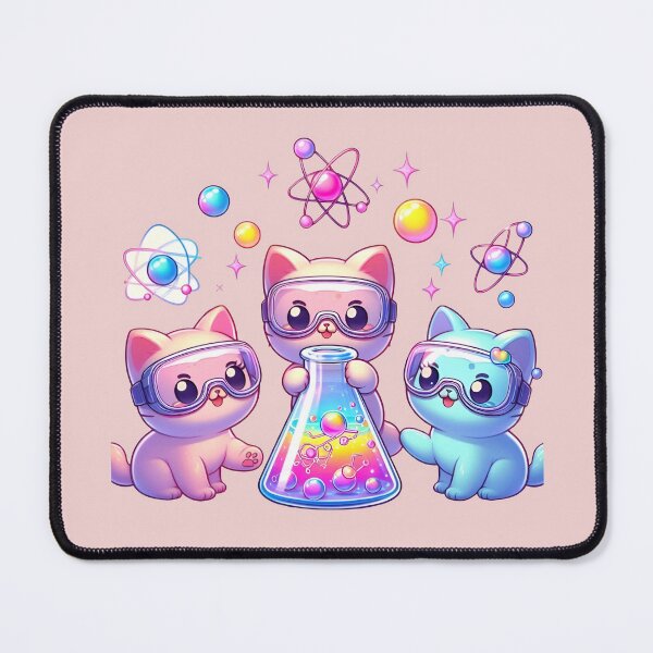 Item preview, Kawaii Chemistry Cats - Cute Science Lab Kittens designed and sold by MouradStudio.