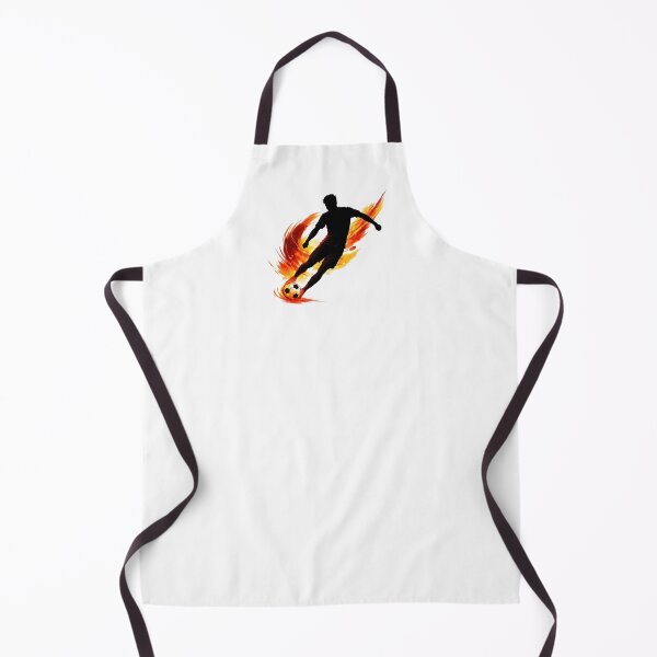 Item preview, Soccer Player Fire Kick Football Action Design designed and sold by IvannaMoroz.