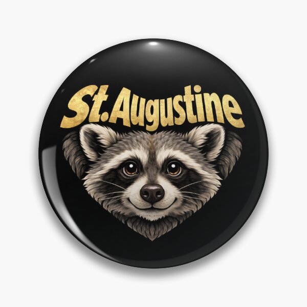 Item preview, St. Augustine, Florida - Raccoon Heart Shape designed and sold by Myra365Art.