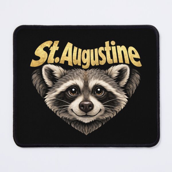 Item preview, St. Augustine, Florida - Raccoon Heart Shape designed and sold by Myra365Art.