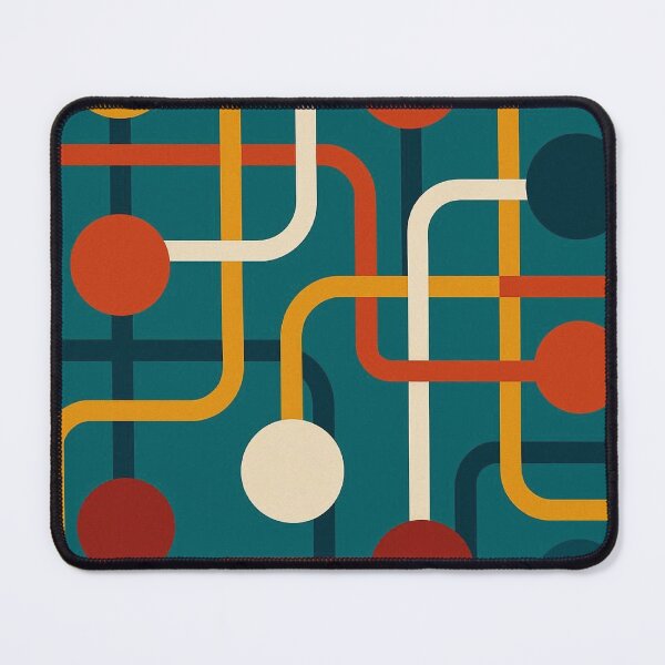 Item preview, Retro Geometric Pattern with Vibrant Colors   designed and sold by Artozat.