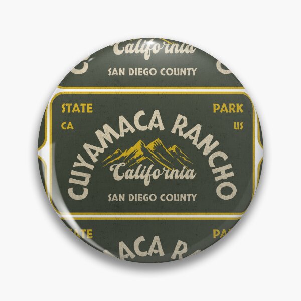 Item preview, Cuyamaca Rancho State Park, San Diego County, California, badge design designed and sold by Wanderful-roads.