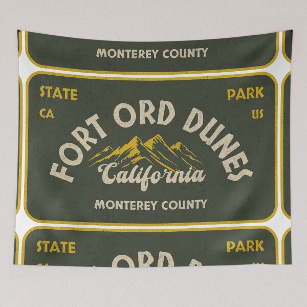 Item preview, Fort Ord Dunes State Park, Monterey County, California, badge design designed and sold by Wanderful-roads.