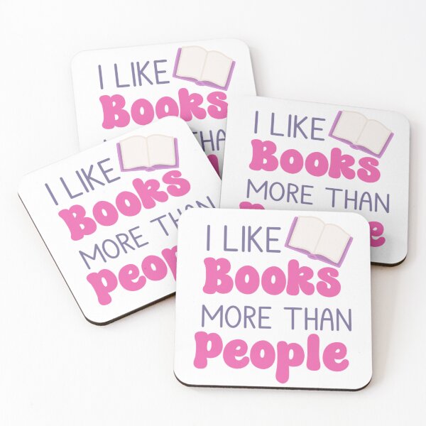 Item preview, I like books more than people designed and sold by Thistle Owl Studio.