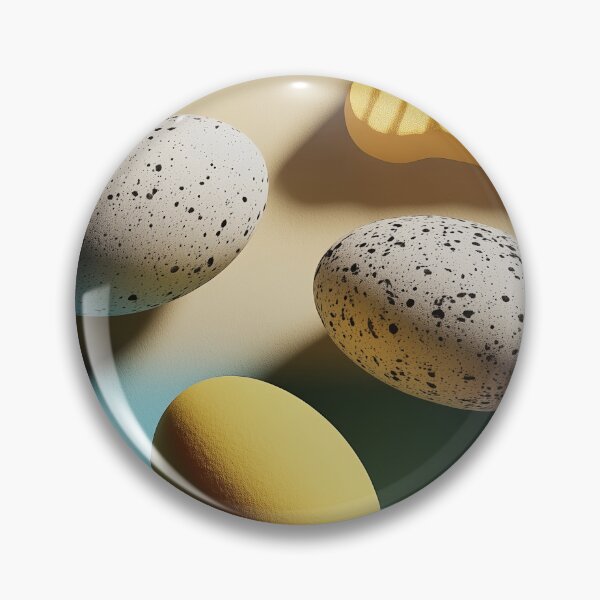 Item preview, Colorful decorative eggs arranged on a pastel background with shadows and textures visible designed and sold by Stellar Geometry.
