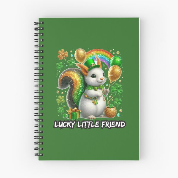 Item preview, Lucky Glitter Squirrel with Rainbow  designed and sold by All About DigiCraft by Fedelina.