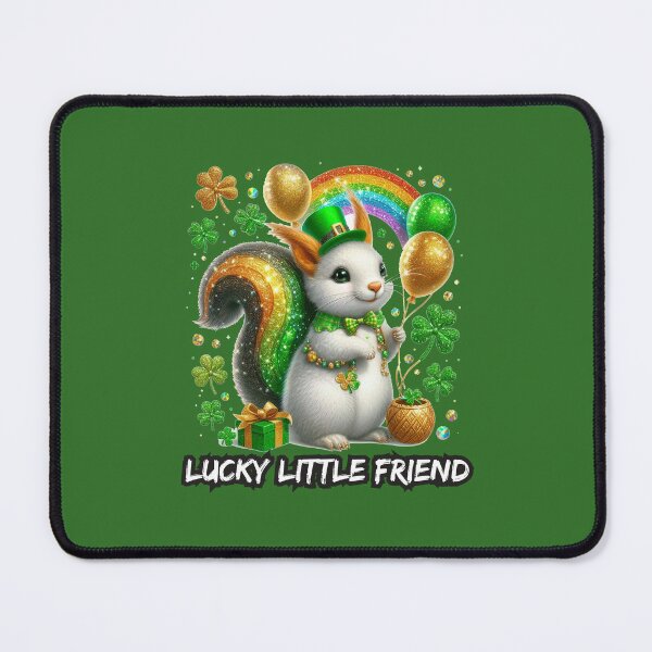 Item preview, Lucky Glitter Squirrel with Rainbow designed and sold by All About DigiCraft by Fedelina.