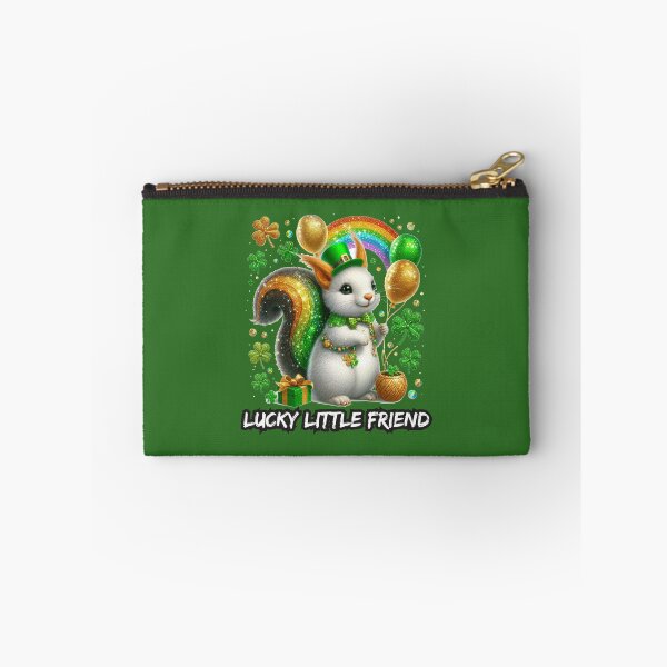 Item preview, Lucky Glitter Squirrel with Rainbow  designed and sold by All About DigiCraft by Fedelina.