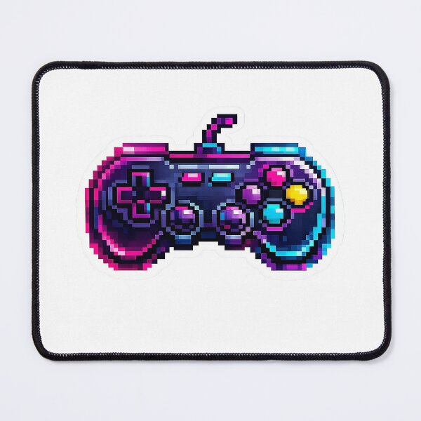 Item preview, Retro Pixel Art Game Controller Sticker designed and sold by Barkybond.