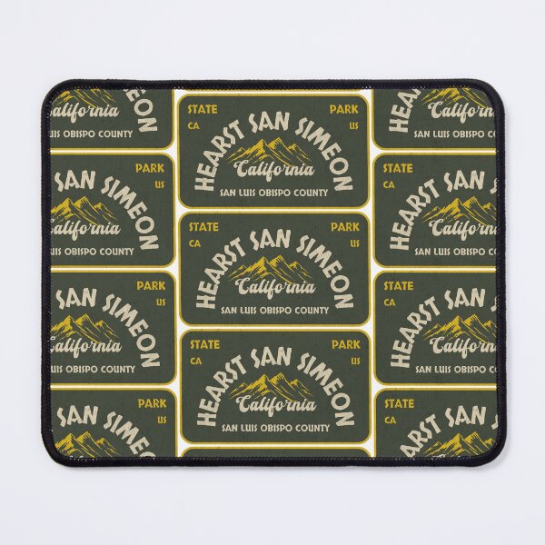 Item preview, Hearst San Simeon State Park, San Luis Obispo County, California, badge design designed and sold by Wanderful-roads.