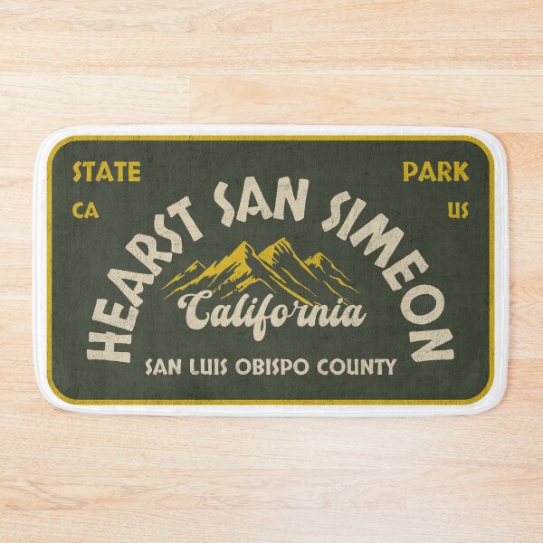 Item preview, Hearst San Simeon State Park, San Luis Obispo County, California, badge design designed and sold by Wanderful-roads.