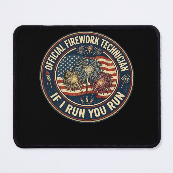 Item preview, Official Fireworks Technician  designed and sold by THREE LITTLE BEANS.