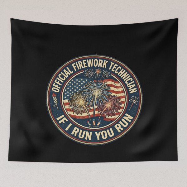 Item preview, Official Fireworks Technician  designed and sold by THREE LITTLE BEANS.