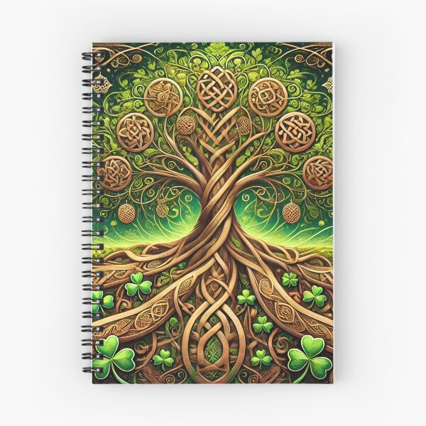 Item preview, Celtic Tree of Life Shamrock Art designed and sold by NancyzKreations.