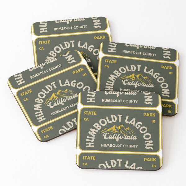Item preview, Humboldt Lagoons State Park, Humboldt County, California, badge design designed and sold by Wanderful-roads.