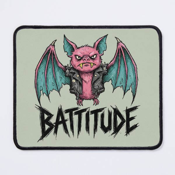 Item preview, Battitude: The Punk Rock Night Crawler designed and sold by AwesomeBeyondLimits.