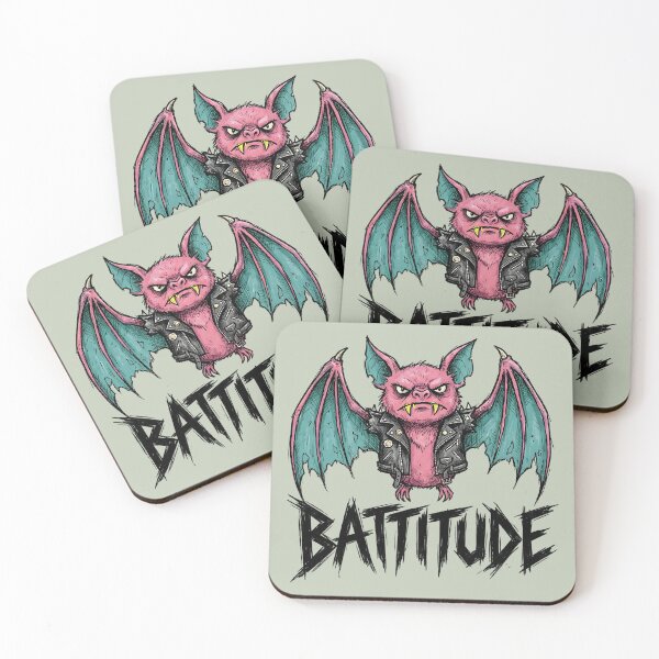 Item preview, Battitude: The Punk Rock Night Crawler designed and sold by AwesomeBeyondLimits.