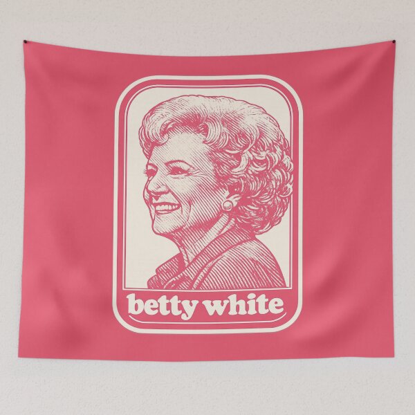 Item preview, Betty White Vintage TV Icon designed and sold by TheArtOfCar.