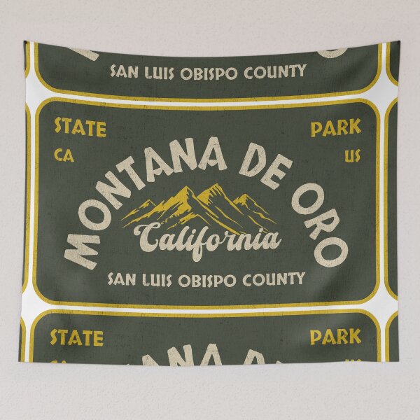 Item preview, Montaña de Oro State Park, San Luis Obispo County, California, badge design designed and sold by Wanderful-roads.