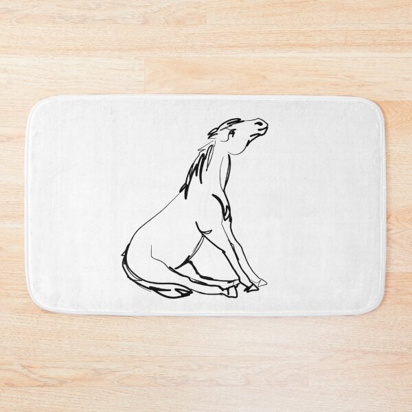 Item preview, Sitting Horse Sketch designed and sold by Antiope33.
