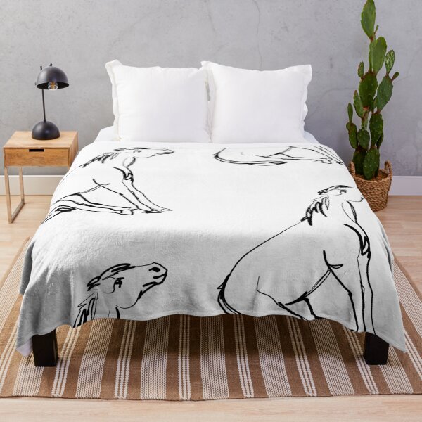 Item preview, Sitting Horse Sketch designed and sold by Antiope33.