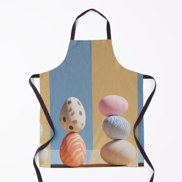 Item preview, Copy of Colorful decorative eggs arranged on a pastel background with shadows and textures visible designed and sold by Stellar Geometry.