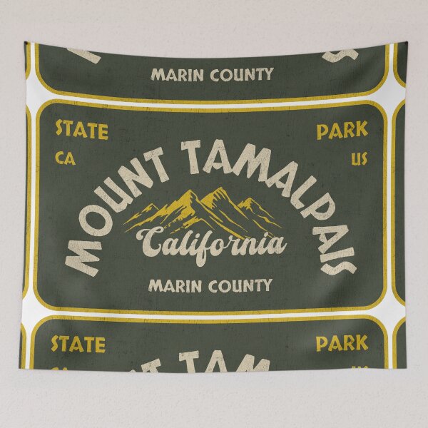 Item preview, Mount Tamalpais State Park, Marin County, California, badge design designed and sold by Wanderful-roads.