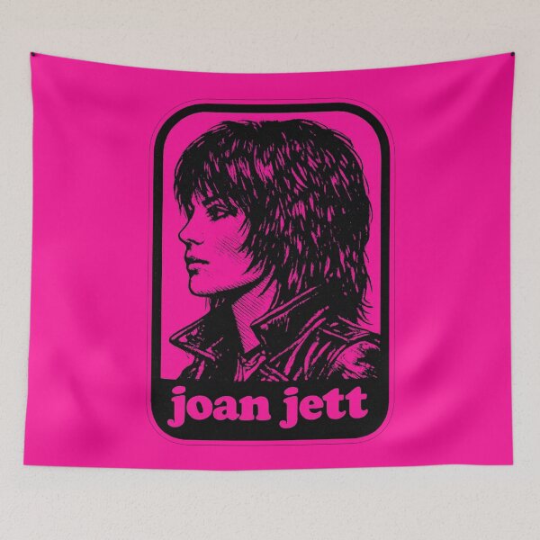 Item preview, Joan Jett Retro Punk Rock Vintage Fan Art designed and sold by TheArtOfCar.