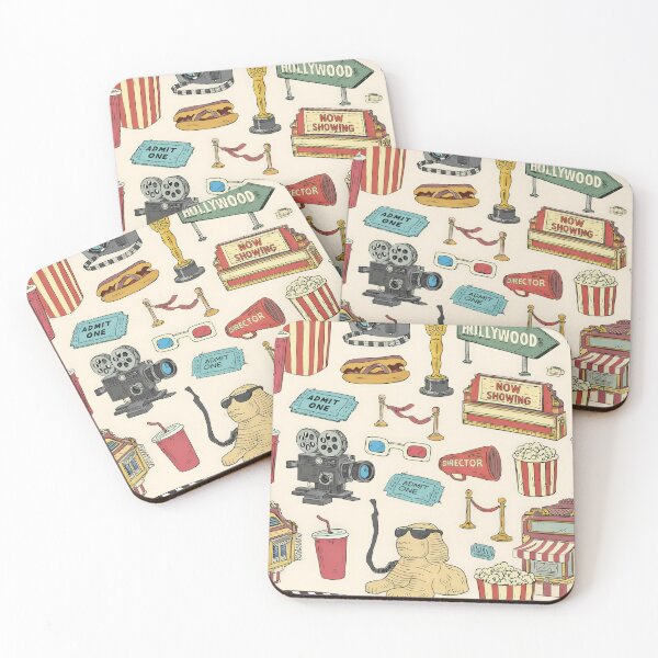 Item preview, Retro 80s 90s Pop Culture Doodle Pattern Art designed and sold by Cine8.