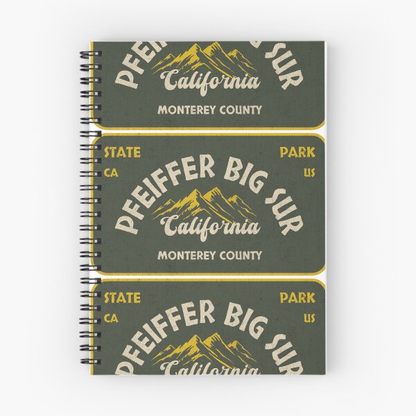 Item preview, Pfeiffer Big Sur State Park, Monterey County, California, badge design designed and sold by Wanderful-roads.